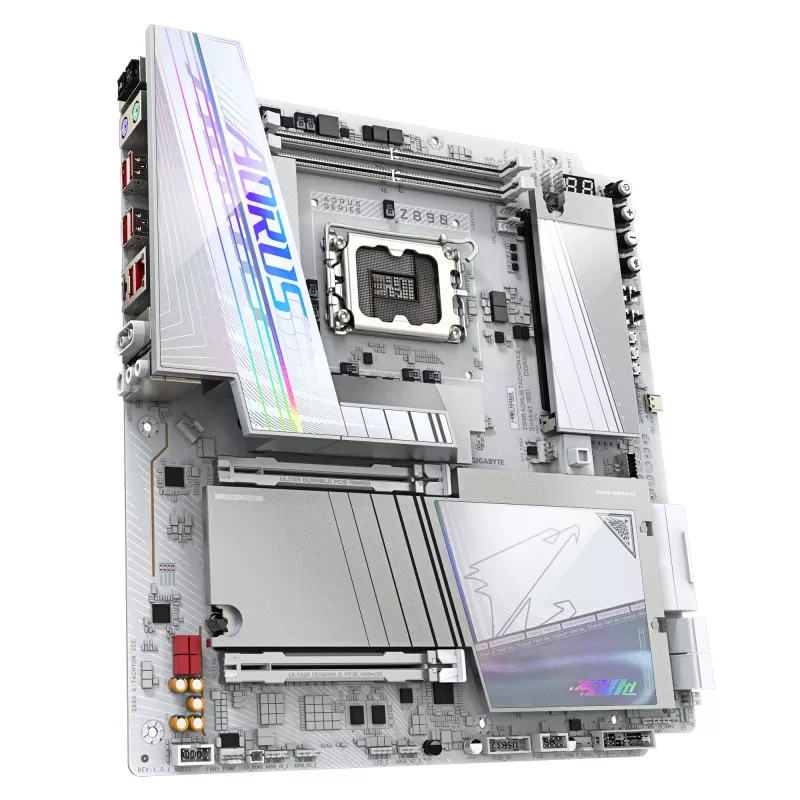 Mātesplate Gigabyte AORUS Z890 TACHYON ICE - Z890 mikroshēmojums - LGA1851 - E-ATX