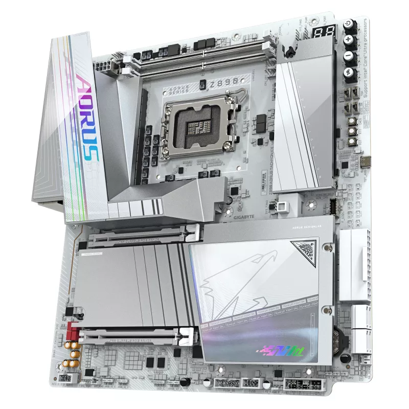 Mātesplate Gigabyte AORUS Z890 TACHYON ICE - Z890 mikroshēmojums - LGA1851 - E-ATX