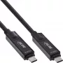 USB 3.2 Gen 2 aktīvais optiskais kabelis InLine 35795I 8K60Hz, 60W strāvas padeve