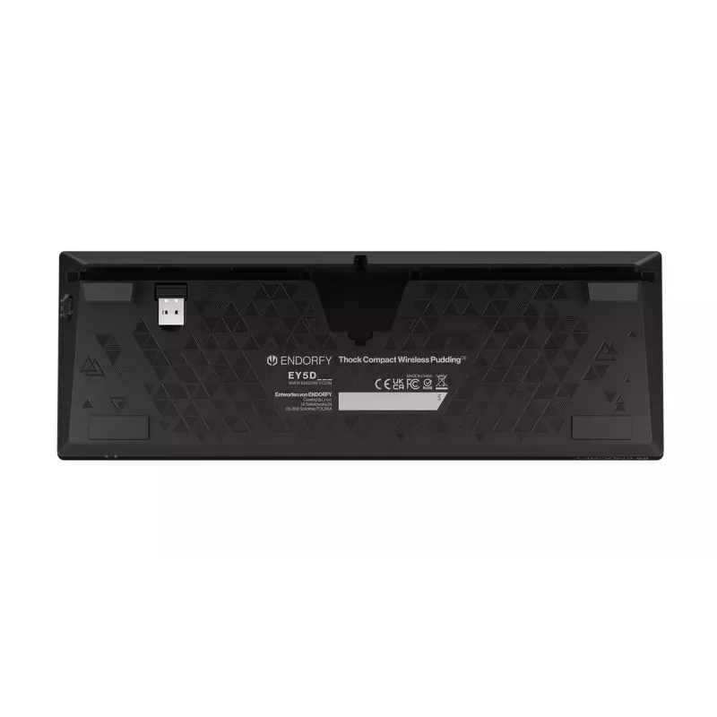 Spēļu tastatūra ENDORFY Thock Compact RF Wireless USB QWERTZ 61 taustiņi RGB LED