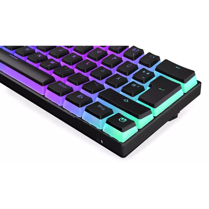 Spēļu tastatūra ENDORFY Thock Compact RF Wireless USB QWERTZ 61 taustiņi RGB LED