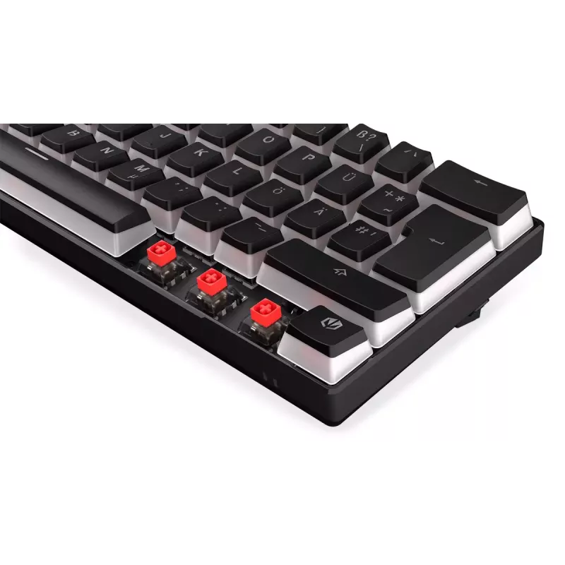 Spēļu tastatūra ENDORFY Thock Compact RF Wireless USB QWERTZ 61 taustiņi RGB LED
