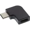 InLine USB 3.2 Gen.2 adapteris, USB-C vīr. / USB-C siev., leņķveida