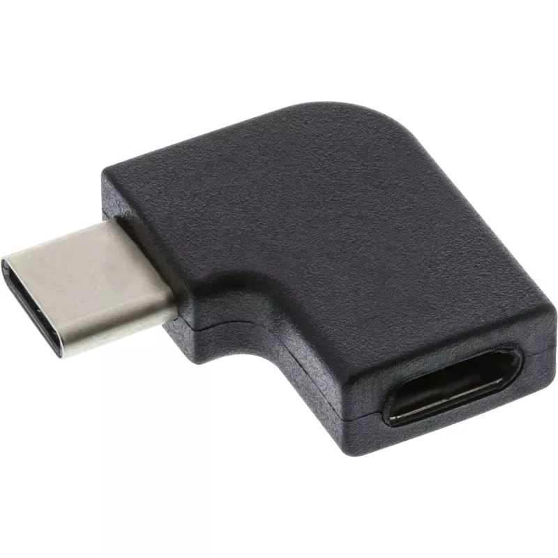 InLine USB 3.2 Gen.2 adapteris, USB-C vīr. / USB-C siev., leņķveida