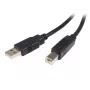 StarTech.com 5m USB 2.0 A–B kabelis – vīr./vīr., 5 m, USB A, USB B, USB 2.0, 0,48 Gbit/s, melns
