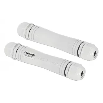 Intellinet īpaši tāla darbības attāluma āra Fast Ethernet PoE+ paplašinātāja komplekts 1000 m 95 W IP67