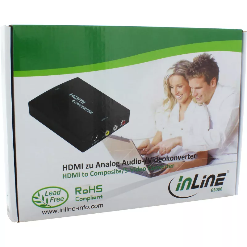 InLine HDMI uz S-Video pārveidotājs + RCA audio pārveidotājs
