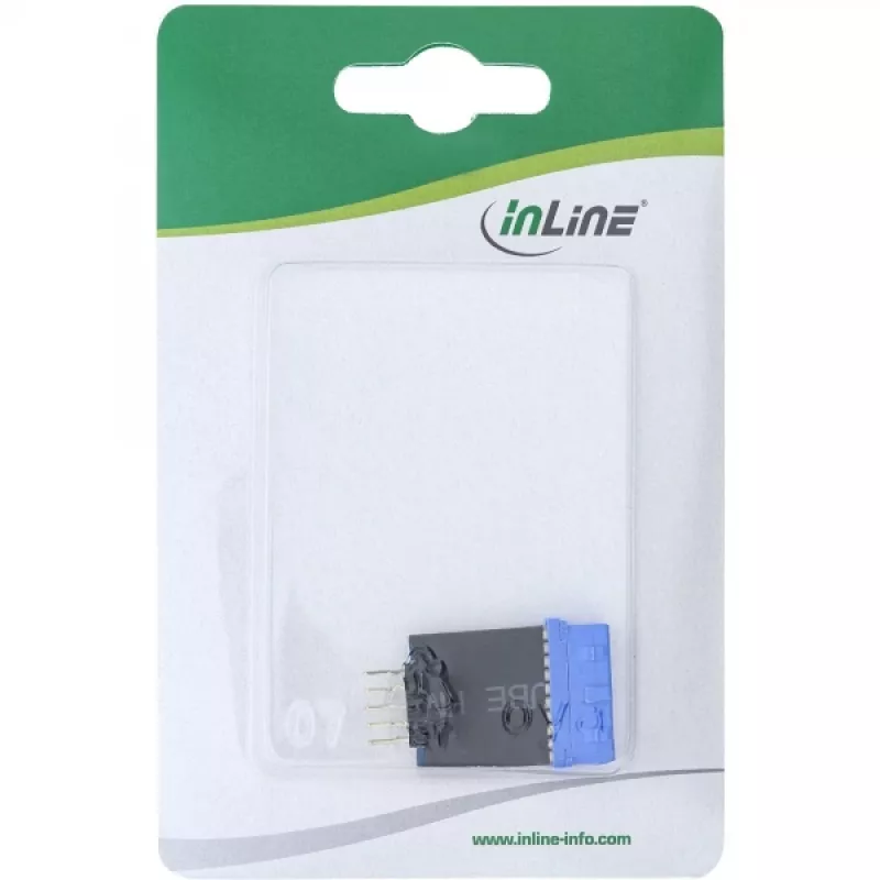 InLine USB 3.0 uz 2.0 adapteris iekšējais USB3.0 19 kontaktu uz USB2.0 iekšējai ierīcei