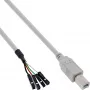 InLine USB 2.0 kabelis iekšējais USB B spraudnis / galvenes savienotājs, 0,40 m
