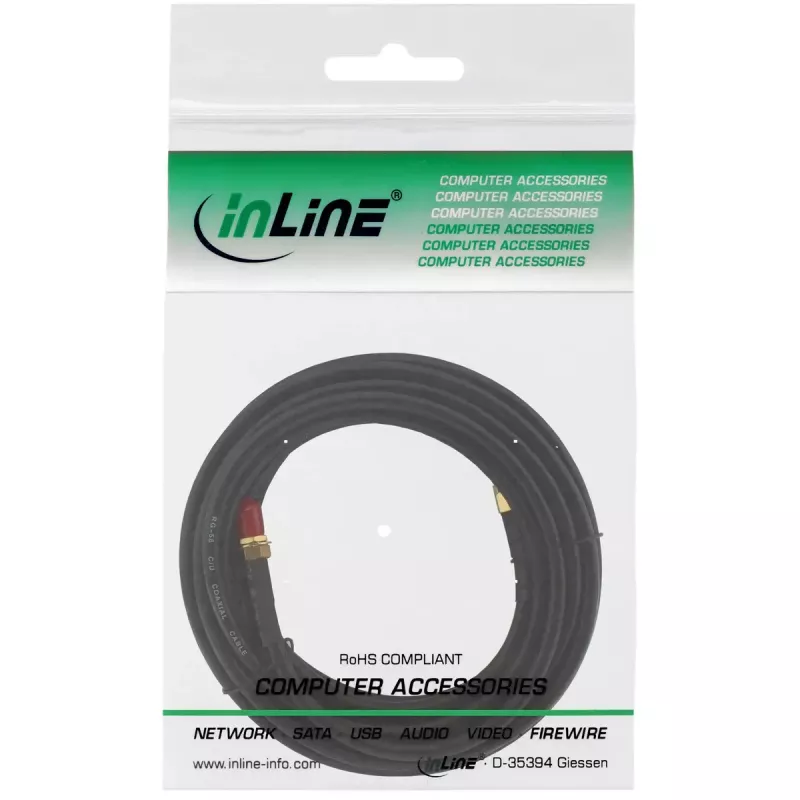InLine WIFI kabelis R-SMA spraudnis / R-SMA savienotājs 20m