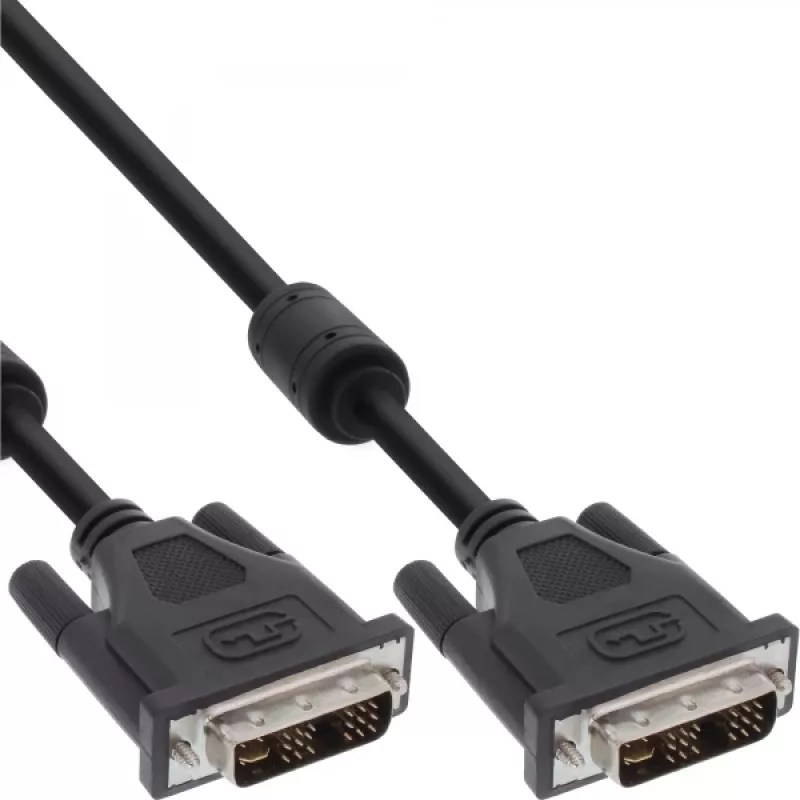 DVI-I kabelis 24+5 M/M Dual Link InLine 17793 3m