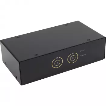 InLine galddatora KVM slēdzis 2 portu DisplayPort USB 3.0 centrmezgls ar audio