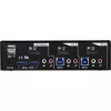 InLine galddatora KVM slēdzis 2 portu DisplayPort USB 3.0 centrmezgls ar audio