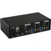 InLine galddatora KVM slēdzis, 2 portu, HDMI, USB 3.0 centrmezgls, ar audio
