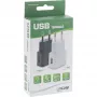 USB Power Adapter Single InLine 31504S 100-240V uz 5V/1.2A melns