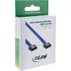 InLine SATA 6Gb/s kabelis mazais spraudnis 0,3 m ar aizbīdņiem