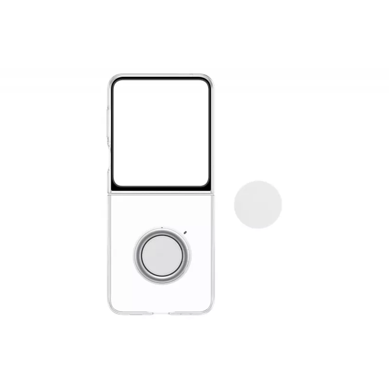 Flip vāciņš Samsung for Galaxy Z Flip5 EF-XF73KKTEGWW — transparent, for 6.7 inch (17 cm) screen