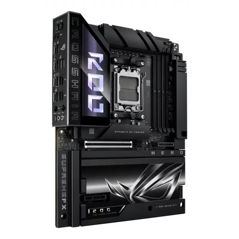 Mātesplate ASUS ROG CROSSHAIR X870E HERO BTF — AMD X870E, Socket AM5, ATX, DDR5, M.2, Wi‑Fi 7