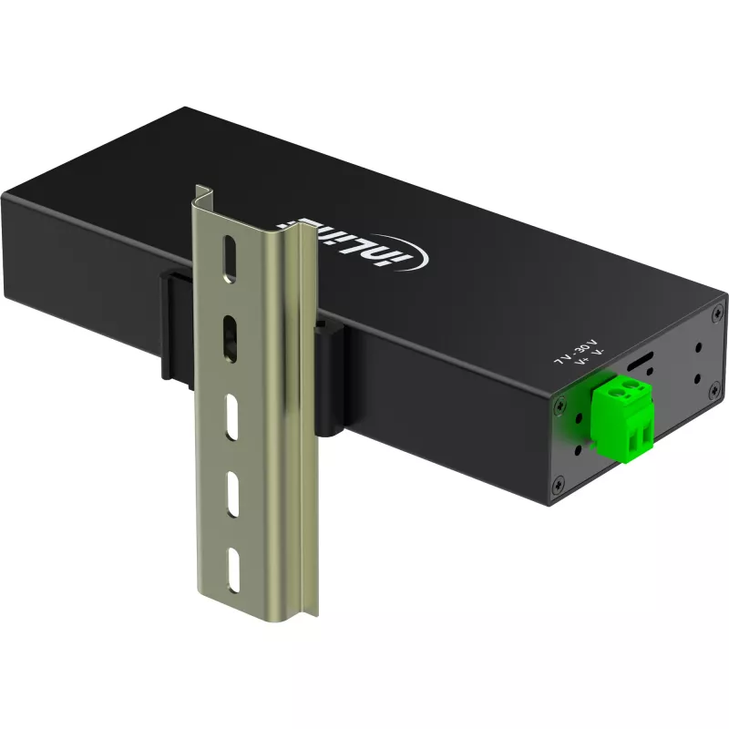 InLine 35396C interfeisa centrmezgls USB 3.2 Gen 1 (3.1 Gen 1) Type-B 5000 Mbit/s Melns