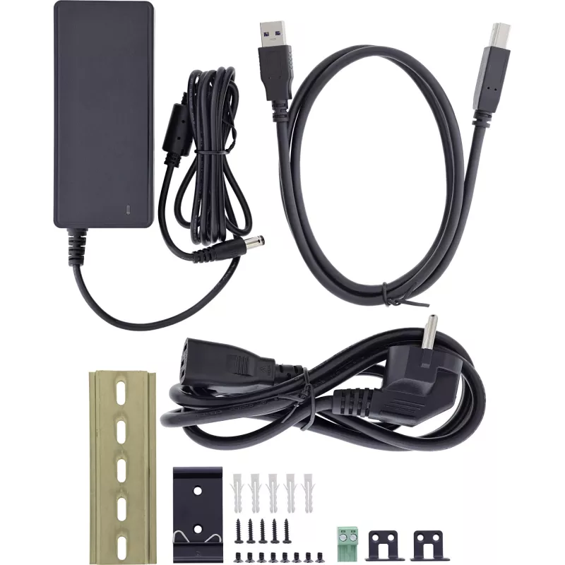 InLine 35396C interfeisa centrmezgls USB 3.2 Gen 1 (3.1 Gen 1) Type-B 5000 Mbit/s Melns