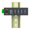 InLine 35396A interfeisa centrmezgls USB 3.2 Gen 1 (3.1 Gen 1) Type-B 5000 Mbit/s Melns