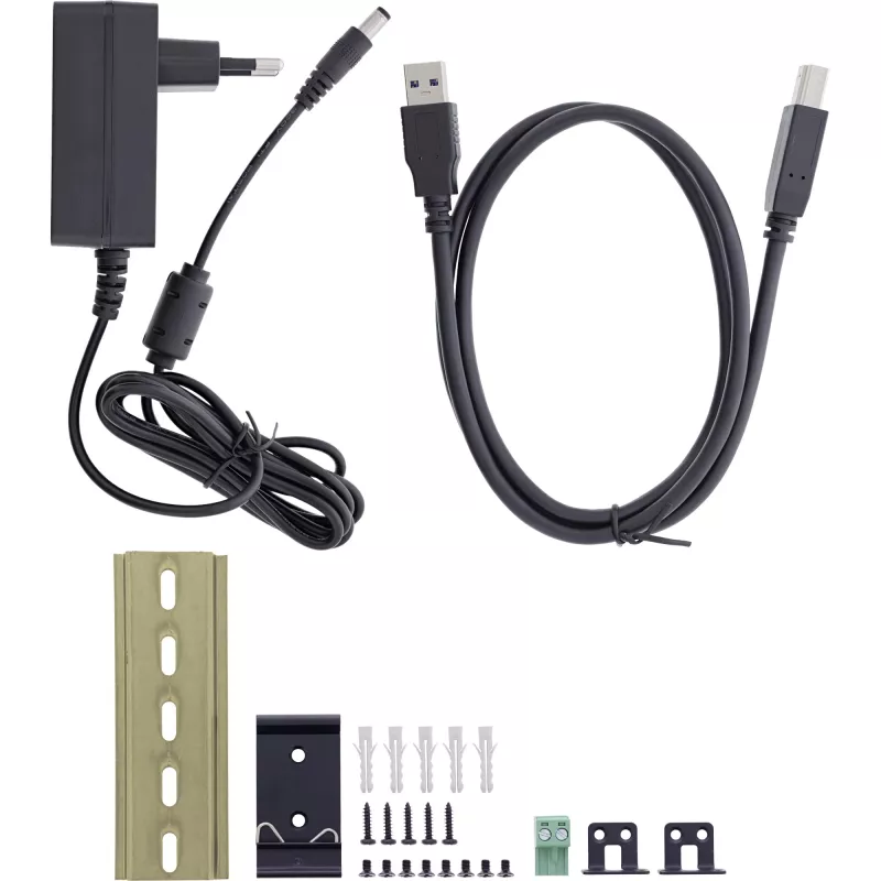 InLine 35396A interfeisa centrmezgls USB 3.2 Gen 1 (3.1 Gen 1) Type-B 5000 Mbit/s Melns