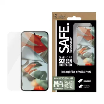 PanzerGlass SAFE. by ® ekrāna aizsargs Google Pixel 10 Pro XL | 9 Pro XL | Classic Fit
