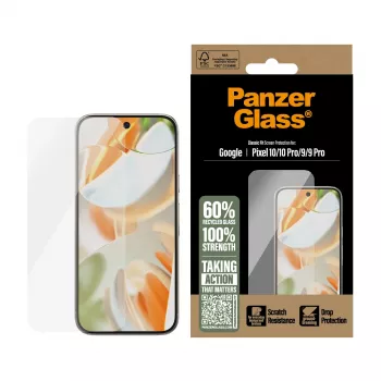 PanzerGlass ® ekrāna aizsargs Google Pixel 10 | 10 Pro 5G | 9 5G | 9 Pro 5G | Classic Fit
