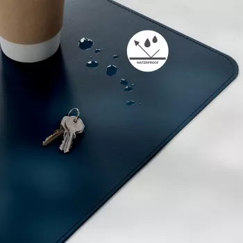 Galda paklājiņš LEITZ Large Desk Mat, PVC, tumši zils, 400 x 800 x 2 mm