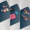 Galda paklājiņš LEITZ Large Desk Mat, PVC, tumši zils, 400 x 800 x 2 mm