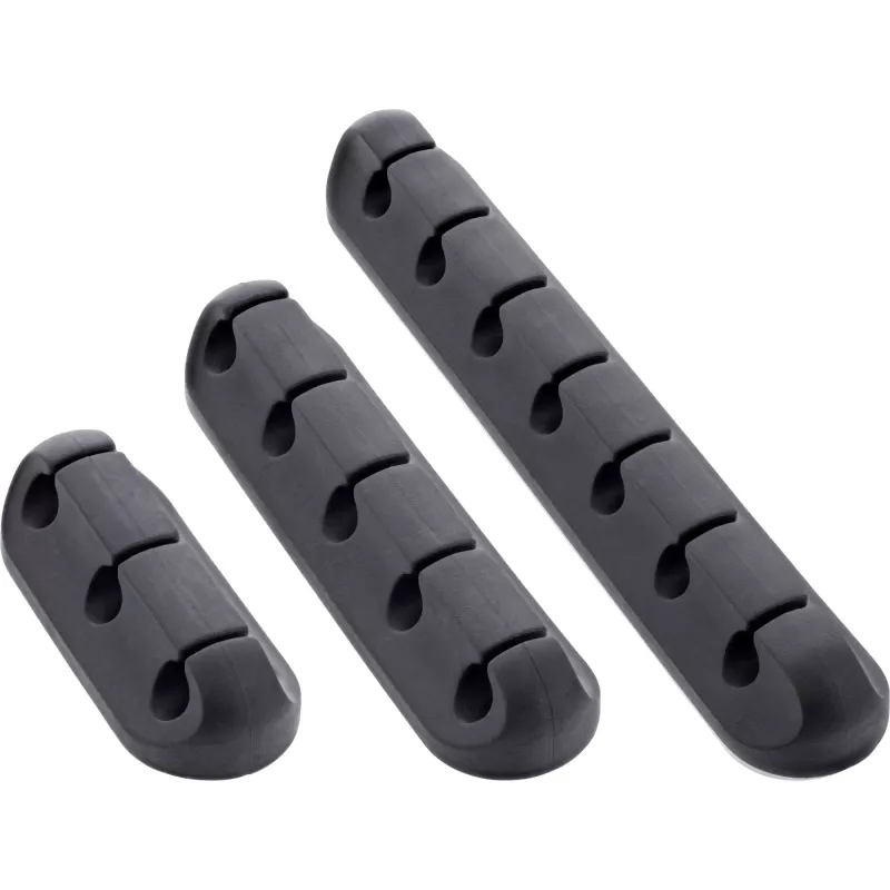 InLine 59971B kabeļu organizators Universāls Kabeļu klips Melns