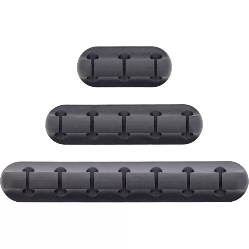 InLine 59971B kabeļu organizators Universāls Kabeļu klips Melns