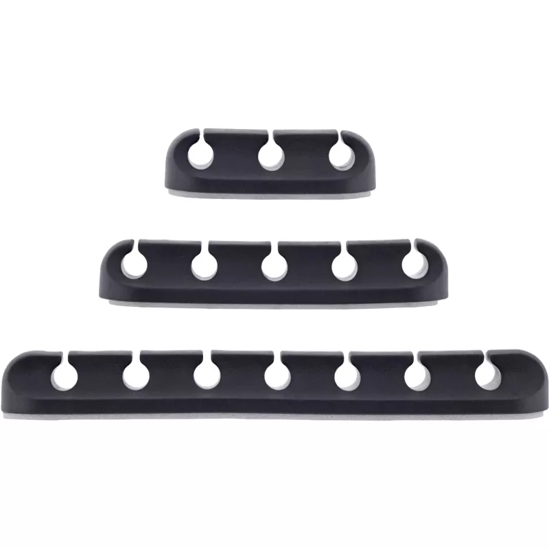 InLine 59971B kabeļu organizators Universāls Kabeļu klips Melns