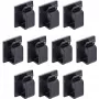 InLine 59971F kabeļu organizators Universāls Kabeļa āķis Melns 10 gab.