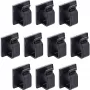 InLine 59971E kabeļu organizators Universāls Kabeļa āķis Melns 10 gab.