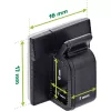 InLine 59971E kabeļu organizators Universāls Kabeļa āķis Melns 10 gab.
