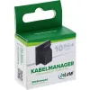 InLine 59971E kabeļu organizators Universāls Kabeļa āķis Melns 10 gab.