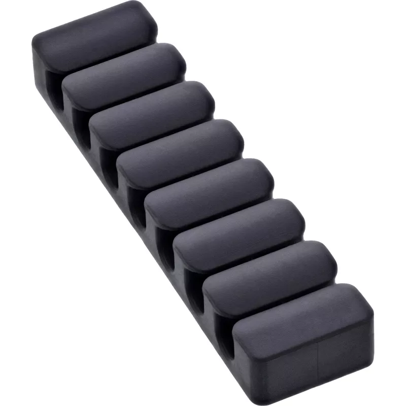 InLine 59971L kabeļu organizētājs Universāls Kabeļu klipsis Melns 5 gab.