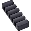 InLine 59971K kabeļu organizators Universāls Kabeļu klips Melns 5 gab.