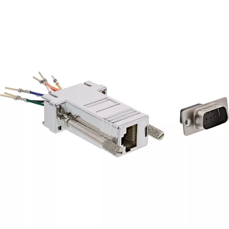 InLine Adapters 9 Pin Sub-D vīr. RJ45 siev. ar metāla pārklājumu 68889M