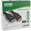 InLine HDMI aktīvais kabelis, HDMI-High Speed ar Ethernet, vīr.-vīr., neilona pinums, 15 m