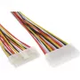 InLine ATX barošanas kabeļa pagarinātājs 24-pin sievišķais / 20+4-pin vīrišķais 26629A