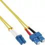 InLine Fiber Optical Duplex kabelis LC/SC 9/125µm OS2 20m, 20 m, OS2