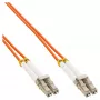 InLine optiskās šķiedras dupleksais kabelis LC/LC 88522 50/125µm OM2 5m