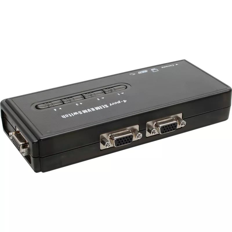 KVM slēdzis 4 pieslēgvietas USB InLine 60614H