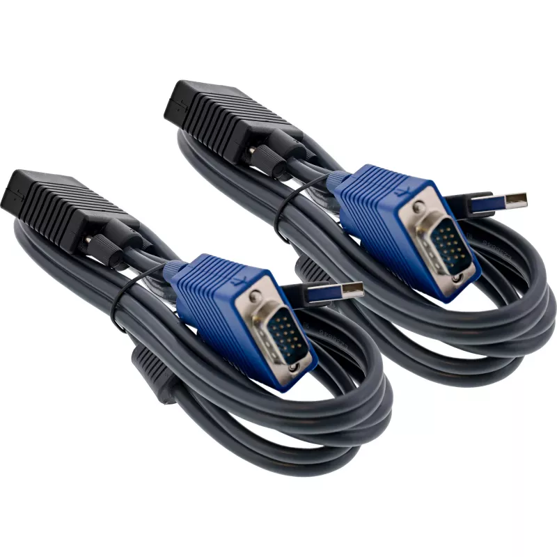 KVM slēdzis 4 pieslēgvietas USB InLine 60614H
