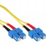 InLine optiskās šķiedras dupleksais kabelis SC/SC 9/125µm OS2 2m, 2 m, OS2, SC, SC