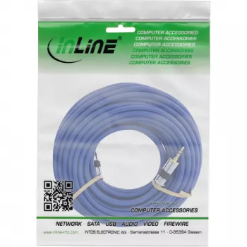 InLine Premium Audio kabelis, 3,5 mm stereo vīr./vīr., 0,5 m
