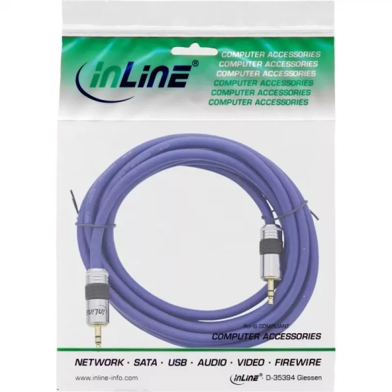 InLine Premium audio kabelis 3,5 mm stereo vīr. / vīr. 20 m