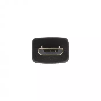 InLine Micro USB OTG adaptera kabelis Micro-B vīriešu leņķveida uz USB A sieviešu 0,1 m
